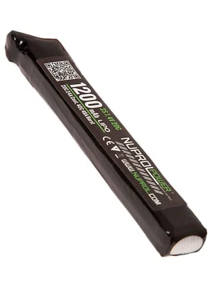 NUPROL 7.4v 1200mAh LiPo Stick Battery (Deans) - Dimensions 13 X 2 X 1.4cm • £19.99