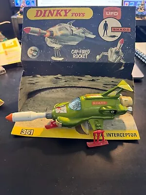 Dinky Ufo Interceptor 351 With Original Box In Good Condition For Year  • £100