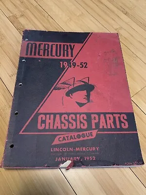 1949 - 1952 Mercury Chassis Master Parts Catalog Manual • $49.99