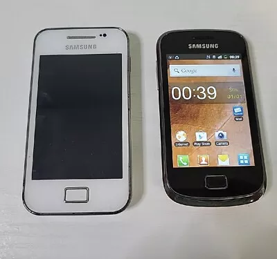 2 X Samsung Galaxy Mini 2 (GT-S6500) & Galaxy Ace (GT-s5830i) - Spares Repairs • £19.75