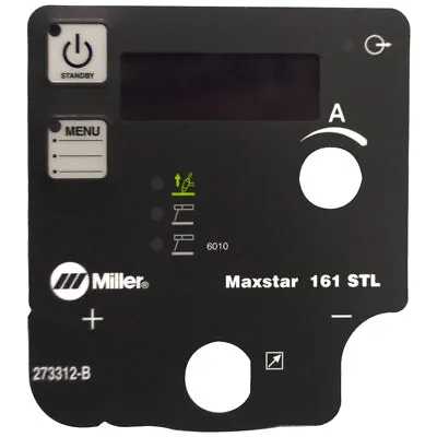 Miller 273312 Label Nameplate Maxstar 161 Stl Front Mvp • $53.99