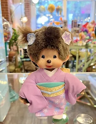 Sekiguchi Monchhichi Girl Doll  Purple Yukata • $65