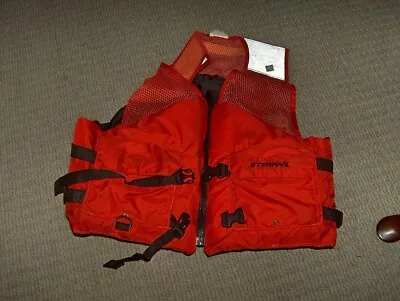 Stearns RED L Fishing PFD Inflatable Life Vest  Large Chest 48-50  • $15