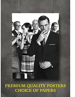 Mad Men TV Show Cast Large Poster Art Print Gift A0 A1 A2 A3 A4 • $22.86