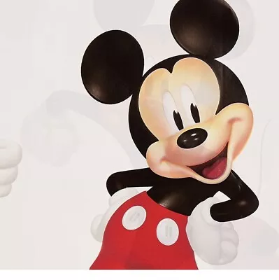 DISNEY MICKEY MOUSE BIRTHDAY PARTY TABLECOVER . MANTEL DE MESA MICKEY MOUSE52x96 • $8