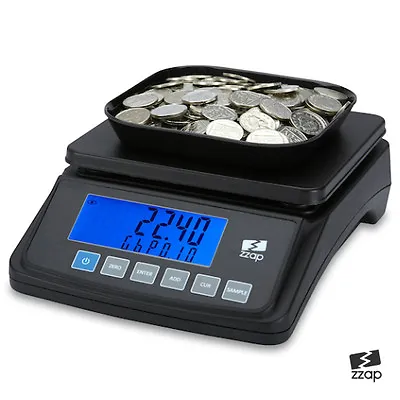 Coin Counting Scale Checker Money Cash Currency Counter Battery Machine UK • £109.99