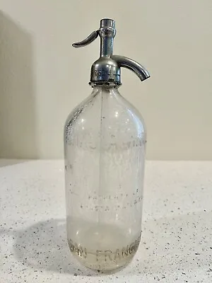 Shasta Water Siphon Seltzer Heavy Bottle - Czechoslovakia  San Francisco Vintage • $45