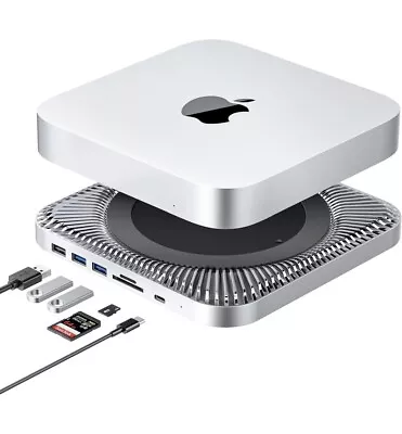 Mac Mini Hub & Type-C Stand With SSD Enclosure – Mac Mini Stand - Fits 2.5 In... • $70