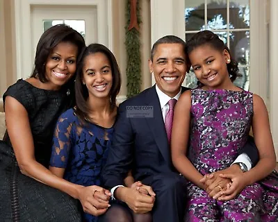 $8.87 • Buy President Barack Obama & First Lady Michelle With Daughters  8x10 Photo (ee-070)