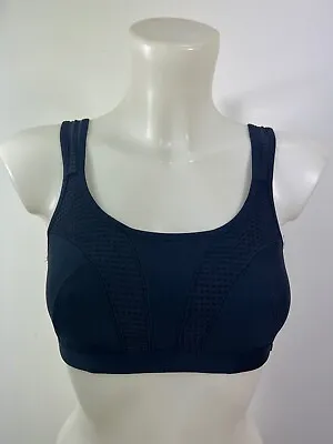 New Ex M&S Navy  Extra High Impact Multiway Sports Bra UK 32  - 42 A-G • £9.95