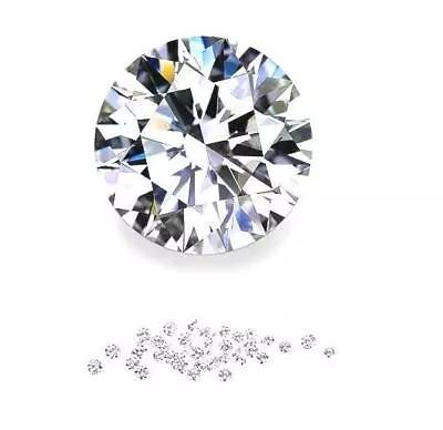 Natural Fine Diamond Melee - Round - VS2-SI1 - F-G - Precision Cut - Africa • $58.50