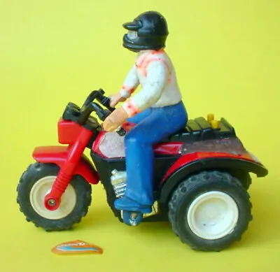 Vintage 1982 Tonka Honda ATC 200 Clutch Poppers Trike + Rider Figure Works Japan • $44