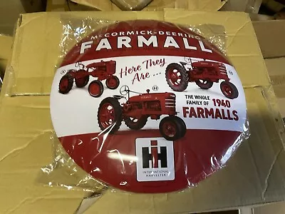 International Dome Sign McCormick-Deering Farmall H Harvester Tractor 16” 1940 • $15