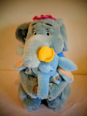 Disney Exclusive 12  Mrs. Jumbo & Baby Dumbo Plush Stuffed Toy Elephants  • $59.99