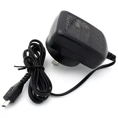 AUTHENTIC HOME WALL TRAVEL AC CHARGER HOUSE POWER ADAPTER OEM For ALCATEL PHONE • $9.29