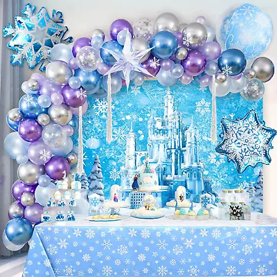 Golray 153Pcs Frozen Birthday Party Decorations Supplies For Girls Kids Frozen  • $27.63