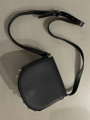 $180 • Buy Alexander Wang Black Lia Crossbody Bag With Silver Studs