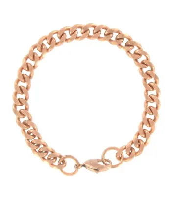Copper Chunky Thick Curb Link Chain Bracelet Mens Fashion Jewelry 8.5  • $11.04