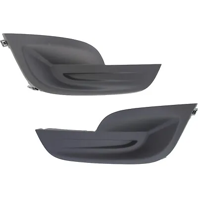 Fog Light Cover Set For 2013-2015 Nissan Altima Front Left And Right Black • $14.93