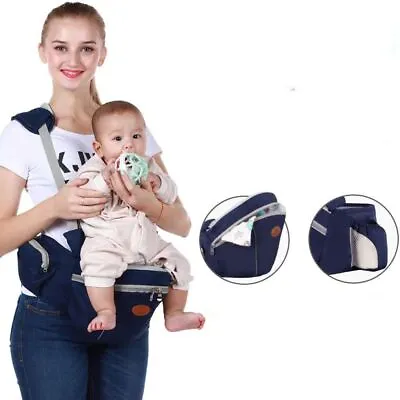 £13.98 • Buy Baby Carrier Waist Stool Walkers Sling Hold Waist Belt Backpack Infant Hip Seat✔