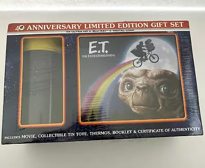 E.T. The Extra-Terrestrial 40th Anniversary Limited Edition Gift Set 4k Blu-Ray • $39.99