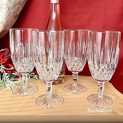 Ice Tea Mikasa Old Dublin Vintage Glasses Blown Glass Drinkware Ice Tea Set 4 * • $108