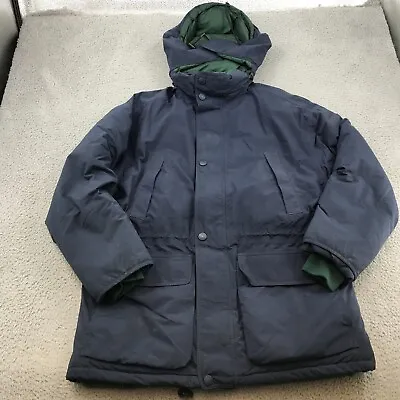 Vintage Eddie Bauer Jacket Adult Medium Blue GORE TEX Down Parka 44556 • $44.99