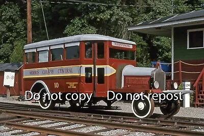 Original Slide KODACHROME Morris County Central 10 Railbus Whippany NJ • $1