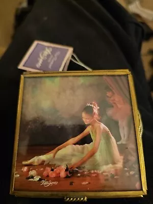 Vintage Via Vermont Ballerina. Music Box  3.25 X 3.25  Great Condition  • $10