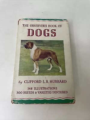 The Observer's Book Of Dogs (HB DJ Nd 1950s) • £5.25