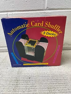 AUTOMATIC CARD SHUFFLER Shuffles 6 Decks Battery Operated • $20