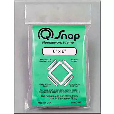 Q Snap Frame Quilting Embroidery Cross Stitch 6  X 6  • $12.95