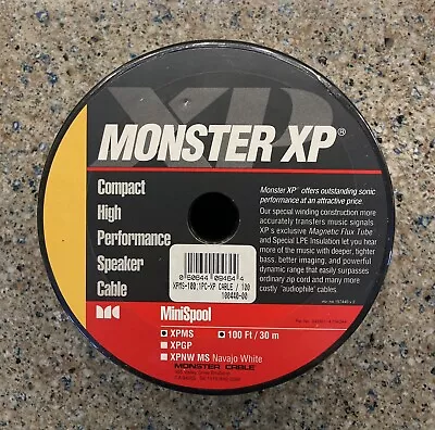 Monster XPMS-100P 100 Ft Compact High Performance Speaker Cable Factory Sealed • $37.78