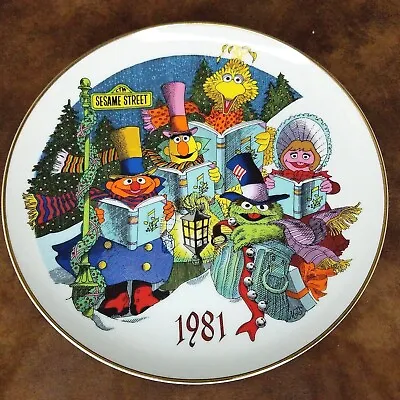 Gorham Sesame Street 1981 Collectible Fine China Muppets Christmas 11  Plate • $16.45