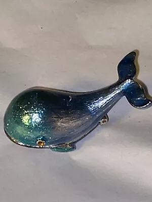 Monet WHALE Enameled Hinged Trinket Box  • $36.99