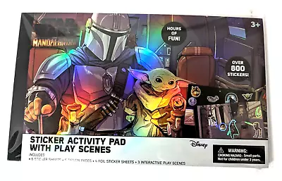 Disney STAR WARS Mandalorian Baby Yoda 800+ Stickers Incl 4 Foil Sticker Sheets • $18.87