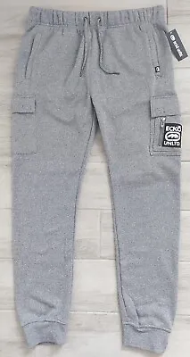 Ecko Unltd. Men's Drawstring Fleece Joggers Cargo Gray Pants Size L(W36×L30)NWT  • $34