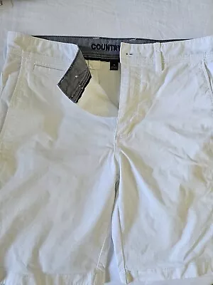 Country Road Mens White Shorts Size 30 • $12.26