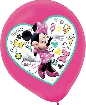 Minnie Mouse Happy Helpers Disney Kids Birthday Party Decoration Latex Balloons • $8.47