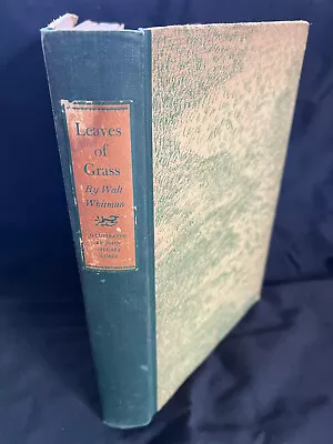 Leaves Of Grass A Gathering From Walt Whitman Peter Pauper Press HB 1940 • $9.50