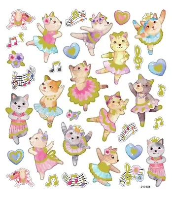 $12.37 • Buy Sticker King Stickers-Ballet Kittens - 6 Pack