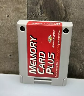 Performance Memory Card Memory Card Plus For Nintendo 64 N64 • $9.95