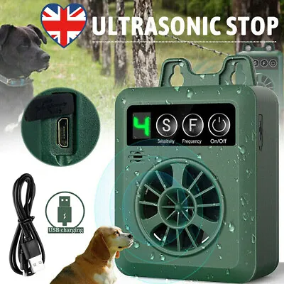 Ultrasonic Pet Anti-Barking Device Dog Bark Control Stop Repeller Silencer Tool • £14.72