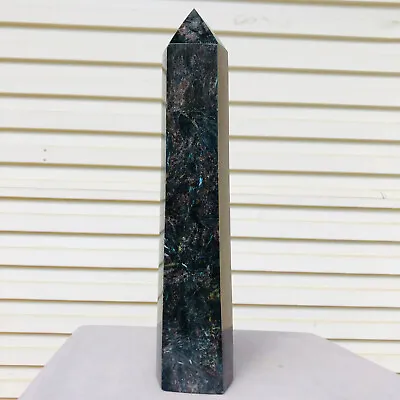 5.03lb Natural Fireworks Stone Obelisk Quartz Tower Crystal Wand Point Healing • $1.75