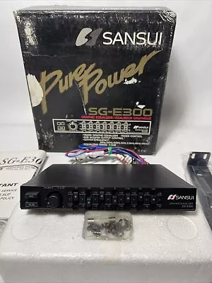 Vintage Sansui SE-G300 Graphic Equalizer Car Audio Brand New In Box! Working! • £87.58