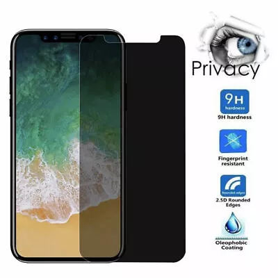 $7.25 • Buy Nuglas Privacy Glass Screen Protector IPhone 14 13 12 11 Pro Max Mini X XR 8 6+