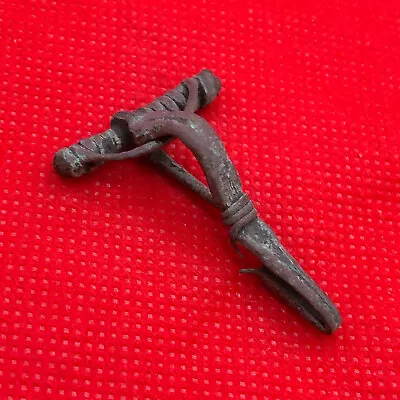 £13.86 • Buy Rare Ancient Bronze Brooch Fibula Rome Antique Roman Fibula Relic