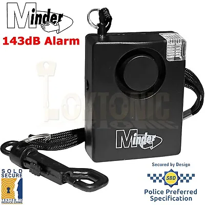 Minder Personal 143dB Sold Secure Panic Rape Attack Alarm Strobe Torch 5yr Warra • £19.95