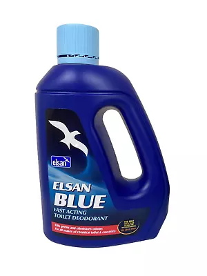 Elsan 2L Blue Perfumed Toilet Fluid Chemical Caravan Motorhome Camping • £14.63