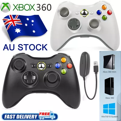 $17.99 • Buy For Microsoft Xbox 360/Slim Wireless Controller Joystick Gamepad Console Battery